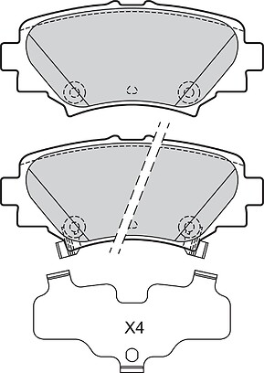 BRAKE PADS MAZDA 3 2013 2016 RR